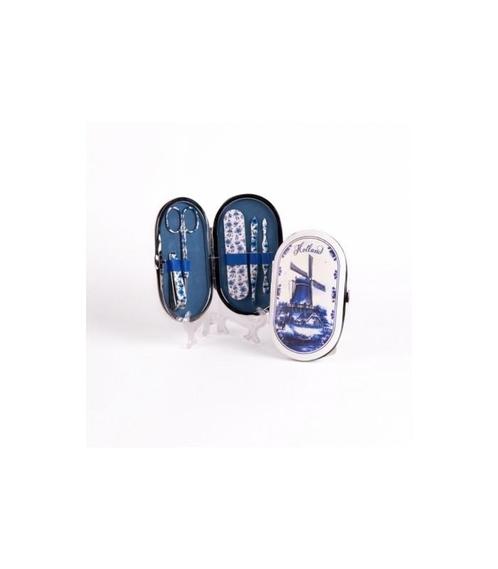 Manicure Set Delftsblauw - 5 delig, Kleding | Heren, Schoenen, Nieuw, Ophalen of Verzenden