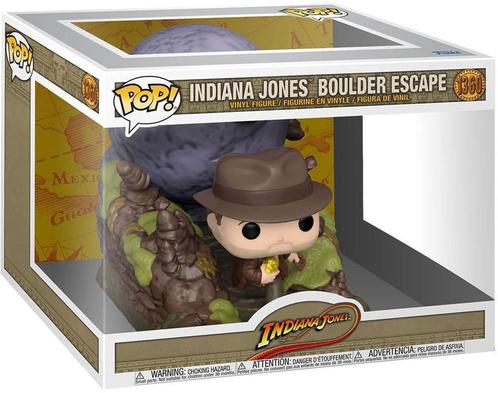 Funko Pop! Moments - Indiana Jones Boulder Escape #1360 |, Verzamelen, Poppetjes en Figuurtjes, Nieuw, Verzenden