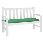 vidaXL Tuinbankkussen 120x50x7 cm oxford stof groen, Huis en Inrichting, Woonaccessoires | Kussens, Verzenden, Nieuw