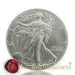 1 Oz American Eagle zilveren munt 999 zilver beleggingsmunt, Zilver, Ophalen of Verzenden, Losse munt, Noord-Amerika