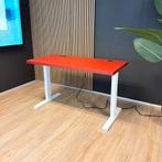 Actiforce Zit-sta bureau 138x67cm - Rood - Back to school!!, Ophalen of Verzenden, In hoogte verstelbaar, Nieuw, Stabureau