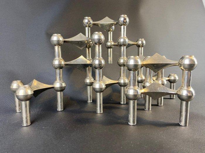 Stoff Nagel - Kandelaar - Metaal - Tien modulaire, Antiek en Kunst, Kunst | Designobjecten