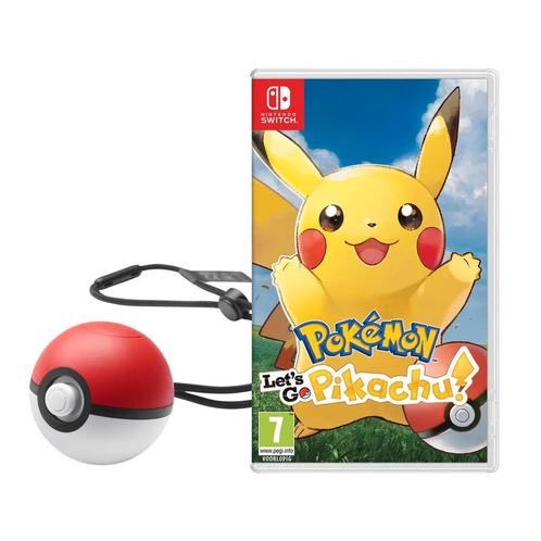 Switch Pokemon Lets Go Pikachu + Poke Ball Plus Bundle [Zon, Spelcomputers en Games, Games | Nintendo Switch, Zo goed als nieuw