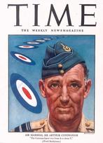 Cover Time Magazine1944 met Arthur Coningham (lijst optie), Verzamelen, Verzenden, Foto of Poster