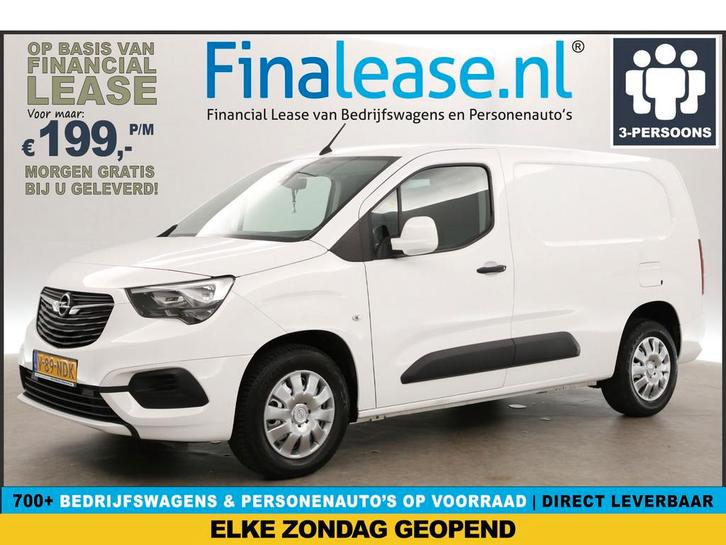 Opel Combo 1.5D L2H1 Cruise Parkeersensoren 3 Persoons Airco, Auto's, Bestelauto's, Lease, Handgeschakeld, Diesel, ABS, Boordcomputer