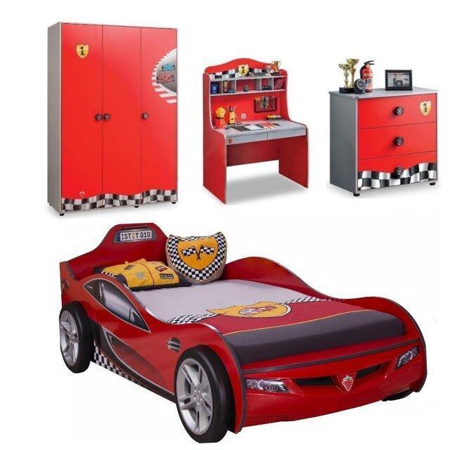 Race Cup setprijs autokamer Rood | 4-delige set, Kinderen en Baby's, Kinderkamer | Complete kinderkamers, Jongetje of Meisje, Nieuw