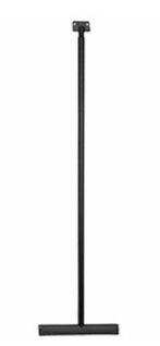 Wiesbaden luxe vloerwisser met ophangsysteem, mat zwart -, Ophalen of Verzenden, Nieuw, Bad