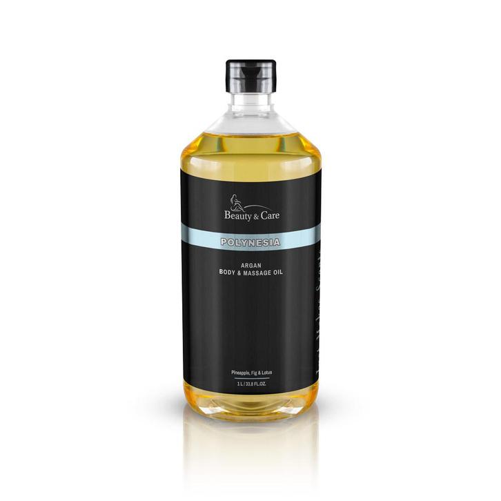 Beauty & Care Polynesia Argan Body & Massage oil 1 L.  new, Sport en Fitness, Gezondheidsproducten en Wellness, Overige typen