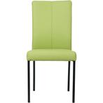 Leren eetkamerstoel Comfort - Hermes Lime (felgroen) -, Huis en Inrichting, Stoelen, Nieuw, Leer, Ophalen of Verzenden, Leren eetkamerstoel Comfort - Hermes Lime (felgroen) - Poten staal vierkant zwart past perfect in uw interieur als u woonstijl: Modern is.