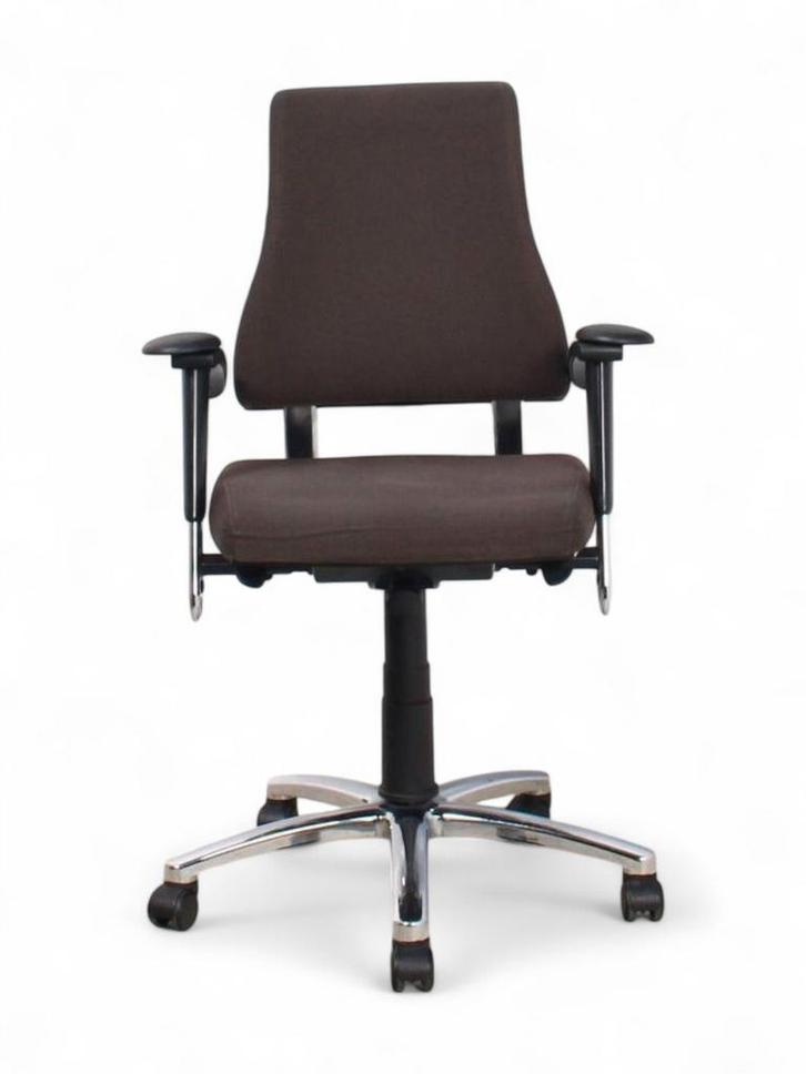 BMA Axia Office bureaustoel, bruin-chrome, Zakelijke goederen, Kantoor en Winkelinrichting | Kantoormeubilair en Inrichting, Stoel