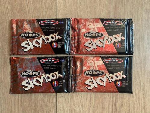1997/98 NBA Hoops Skybox Series One - 4 Booster pack -, Verzamelen, Stickers