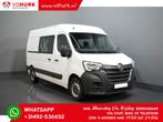 Renault Master T35 2.3 dCi 145 pk L2H2 DC Dubbel Cabine 7Per, Auto's, Bestelauto's, Renault, Wit, Nieuw, Lease