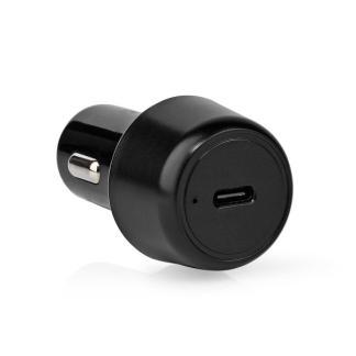 USB autolader | Nedis | 1 poort (USB C, Power Delivery, 45W), Telecommunicatie, Mobiele telefoons | Toebehoren en Onderdelen, Nieuw