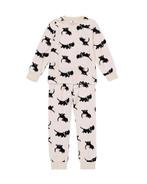 HEMA Takkie kinderpyjama velours gebroken wit, Verzenden, Nieuw