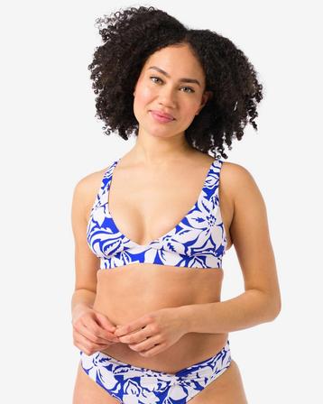 HEMA Dames bikinitop triangel blauw beschikbaar voor biedingen