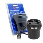 Sparco Bekerlader - 3.1A - ABS - Zwart, Verzenden, Nieuw