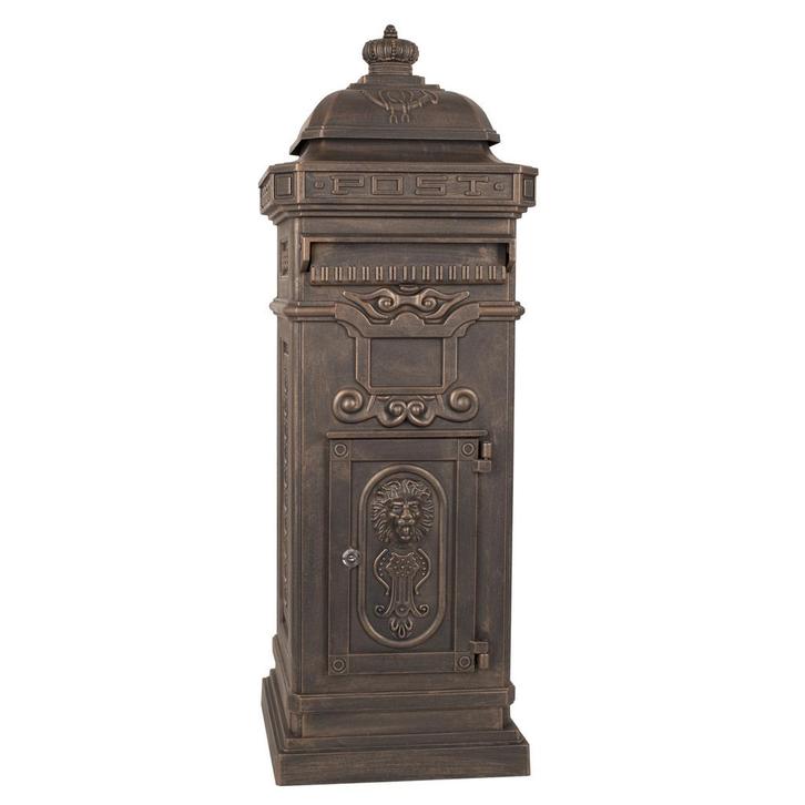 Kolombrievenbus XL Bronze - Engelse brievenbus Brievenbussen, Tuin en Terras, Brievenbussen, Verzenden