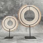 Decoratief ornament (2) - NO RESERVE PRICE - Pair of White, Antiek en Kunst