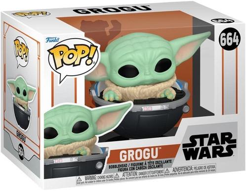 Funko Pop! - Star Wars The Mandalorian Grogu #664 | Funko -, Verzamelen, Poppetjes en Figuurtjes, Nieuw, Verzenden