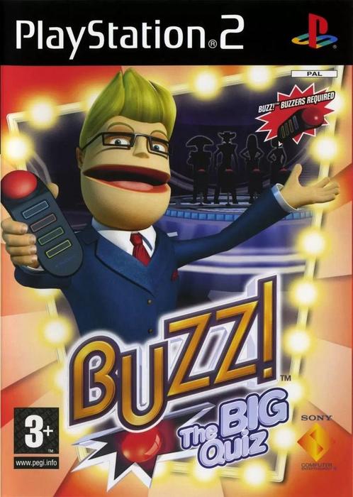 Playstation 2 Buzz! The Big Quiz, Spelcomputers en Games, Games | Sony PlayStation 2, Zo goed als nieuw, Verzenden
