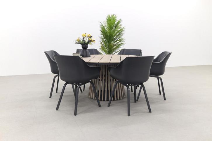 Hartman Sophie Element/GI Trinxa ronde tuinset - Ø148 cm., Tuin en Terras, Tuinsets en Loungesets, Tuinset, Nieuw, Kunststof, Verzenden