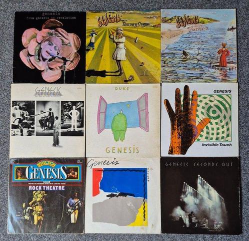 Genesis - 9 Great Genesis albums - LP - 1975, Cd's en Dvd's, Vinyl Singles