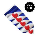 NR 407: Wimpel Friesland 100% stil-300cm (zonder stokje (met, Nieuw