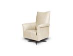Fauteuil Viola - fauteuils - Creme, Huis en Inrichting, Nieuw, Leer