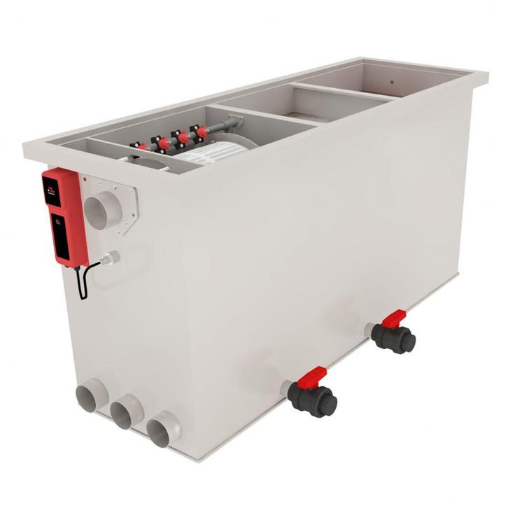 Red label inline combi trommel 35.000 koivijver PLUG&PLAY, Tuin en Terras, Vijver-toebehoren, Vijverfilter, Nieuw, Ophalen of Verzenden