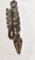 Bronzen hanger in de vorm van een slang - Gan - Burkina Faso