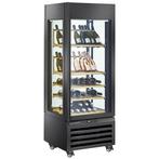 Diamond Wijnkoelvitrine | 440L | Zwart | 1 Zone | Geforceerd, Witgoed en Apparatuur, Koelkasten en IJskasten, Ophalen of Verzenden