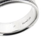 Witgouden heren ring | Novell (zirconia, solitair), Gebruikt, Overige kleuren, 20 of groter, Heer
