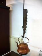 Openhaard accessoire - handgesmede ijzeren vuurhaal -
