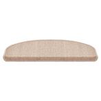 Trapmat set afgerond zelfklevend 15 stuks beige, Verzenden, Nieuw