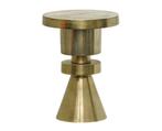 Bijzettafel Antique - Goud Aluminium - ø35x45 cm, Ophalen of Verzenden, Nieuw