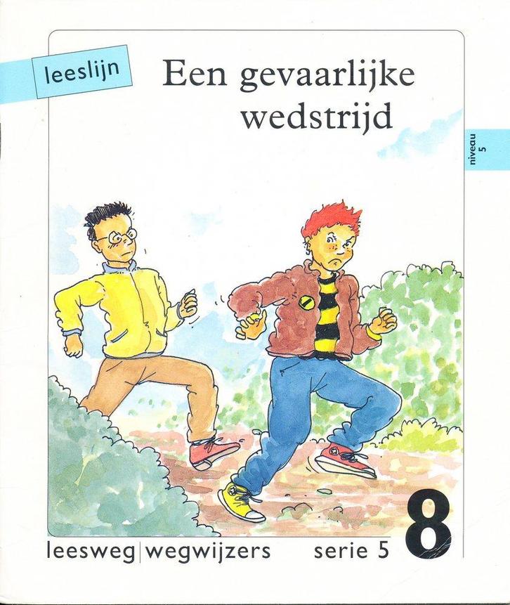 Leeslijn versie 1 wegwijzers serie 5 deel 8 Een gevaarlijke, Boeken, Schoolboeken, Nieuw, Verzenden