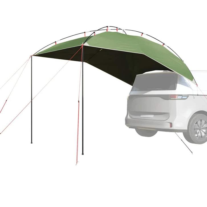 vidaXL Autotent waterdicht groen, Caravans en Kamperen, Tenten, Nieuw, tot en met 2, Verzenden