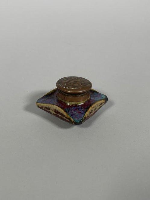 Pierre Adrien DALPAYRAT (1844-1910) - Inktpot - Keramiek, Antiek en Kunst, Antiek | Glas en Kristal
