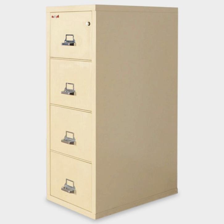 Fireking dossierkast, crème, 134 x 53 cm, incl. 4 laden, Huis en Inrichting, Kasten | Roldeurkasten en Archiefkasten, Ophalen of Verzenden