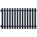 vidaXL Schuttingpaneel 170,5x75 cm gepoedercoat staal, Tuin en Terras, Schuttingen, Verzenden, Nieuw, IJzer, Minder dan 1 meter