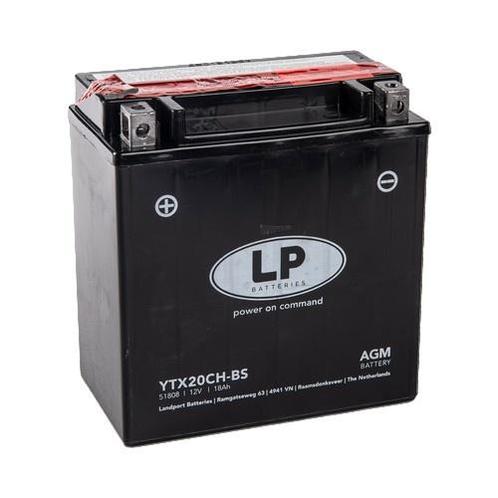 LP YTX20CH-BS 12 volt 18,0 ah AGM motor accu (51808 - MA, Motoren, Onderdelen | Overige, Nieuw, Ophalen of Verzenden