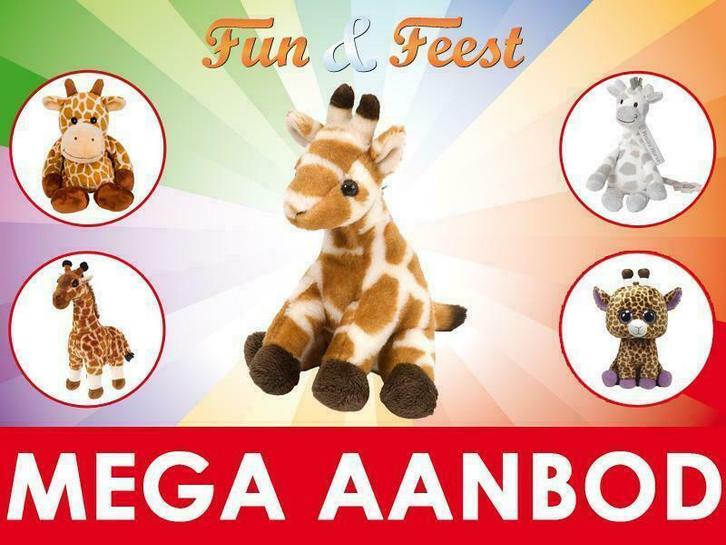 Knuffel giraffe - Het grootste aanbod pluche giraffe knuffel, Kinderen en Baby's, Speelgoed | Knuffels en Pluche, Overige typen