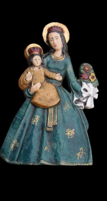 Moederfiguur - Keramiek, Aardewerk - 1940-1950 - Perignem, Antiek en Kunst, Antiek | Glas en Kristal