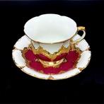 E.A.Leuteritz - Meissen - Opulent Style Tea Cup and Saucer, Antiek en Kunst, Antiek | Meubels | Tafels