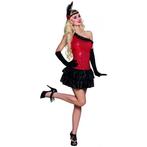 Charleston kostuum rood met zwart - Jaren 20 kleding, Kleding | Dames, Carnavalskleding en Feestkleding, Ophalen of Verzenden