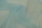 15 meter organza stof - Lichtblauw - 150cm breed, 200 cm of meer, Nieuw, Blauw, Polyester
