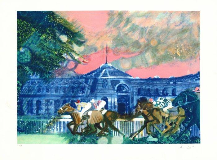 Paul Ambille (1930-2010) - La course, Grandes écuries, Antiek en Kunst, Antiek | Overige Antiek