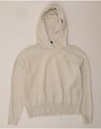 NIKE Womens Oversized Hoodie Jumper UK 6 XS Off White Cotton, Kleding | Dames, Truien en Vesten, Verzenden, Nieuw