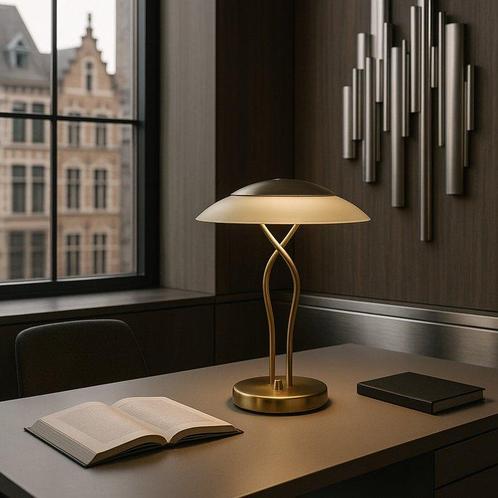 TRIO Leuchten - Trio - Tafellamp - Ruimtetijdperk - Glas,, Antiek en Kunst, Antiek | Lampen