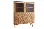 Massief houten dressoir MYSTIC LIVING 140cm naturel acacia, Huis en Inrichting, Kasten | Overige, Ophalen of Verzenden, Nieuw